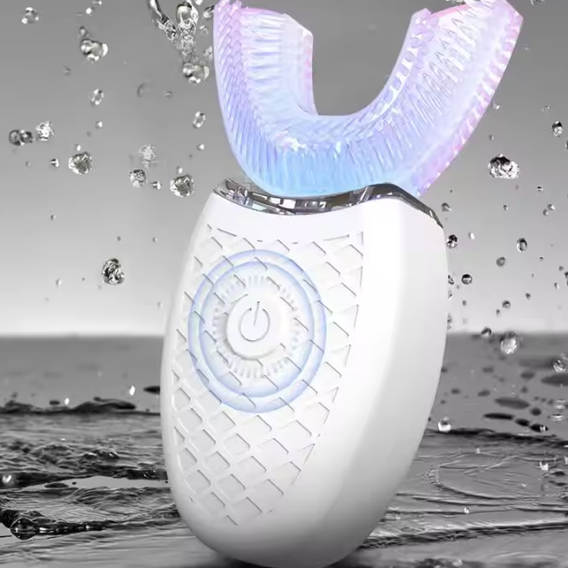 Teeth Whitening Kit With Light - Bulu lembut bentuk U gigi pintar