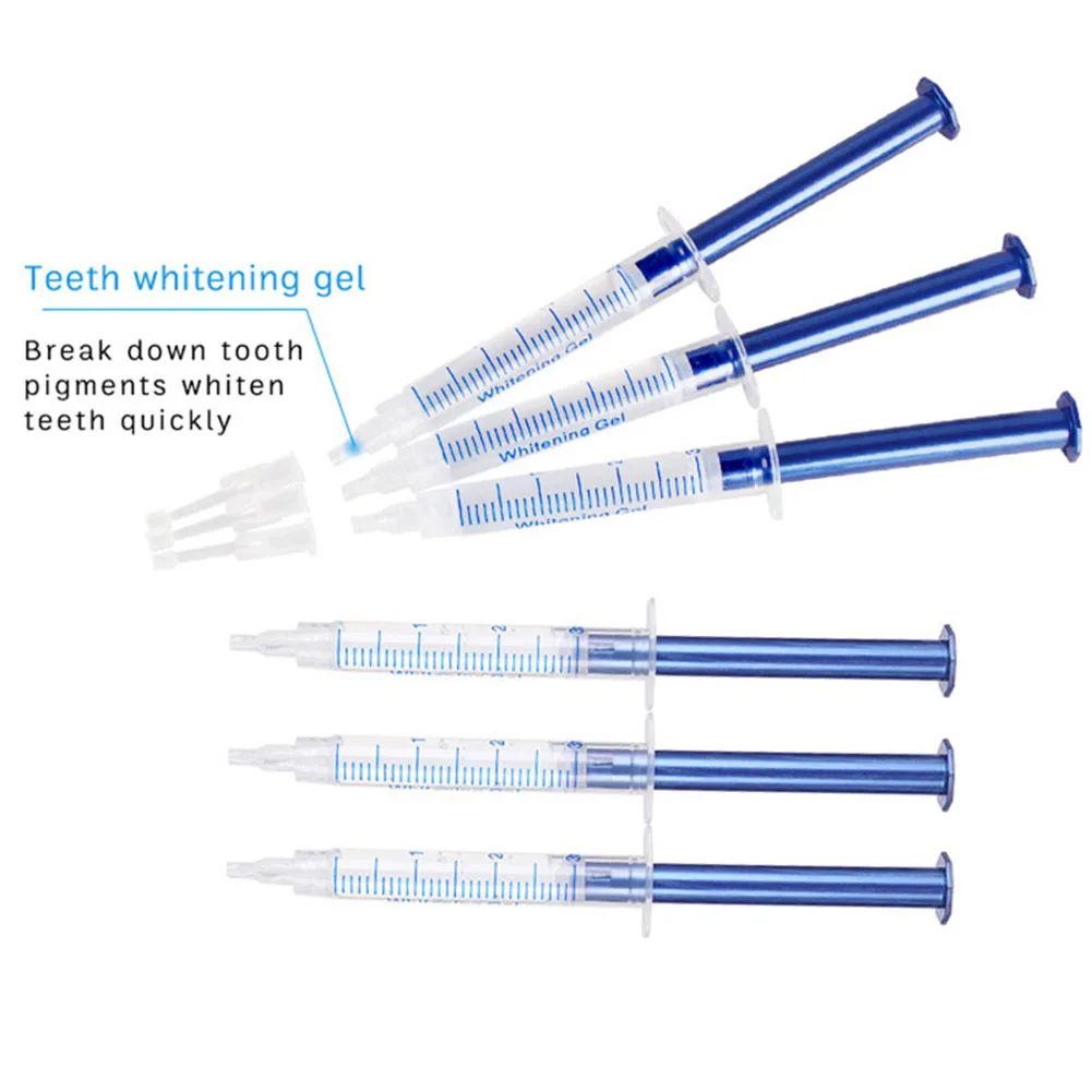 Teeth Whitening Charcoal Powder - Alat suntik Gel pemutih gigi 3ML,