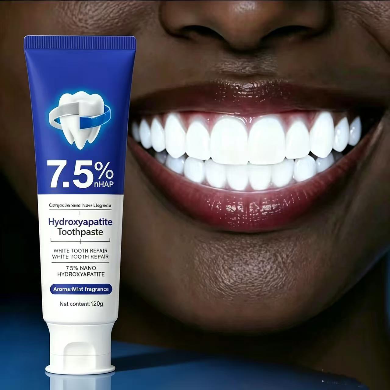 Teeth Whitening Charcoal Powder - Pasta Gigi Nano Hidroksiapatit 7.5% Penghilang