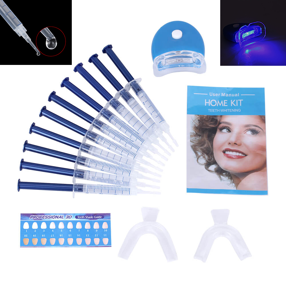 Teeth Whitening Charcoal Powder - 1 Set Pemutih Gigi 44% Peroksida