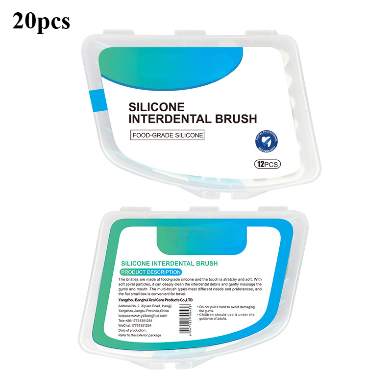 Teeth Whitening Gels - Sikat gigi Interdental silikon, sikat gigi