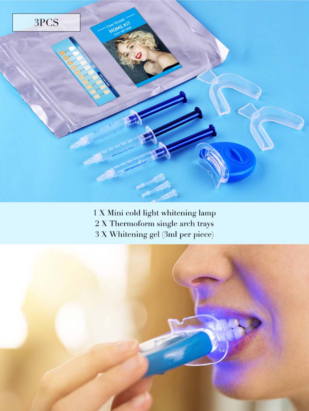 Teeth Whitening (Bleaching) - Kit Gel pemutih gigi peroksida kualitas