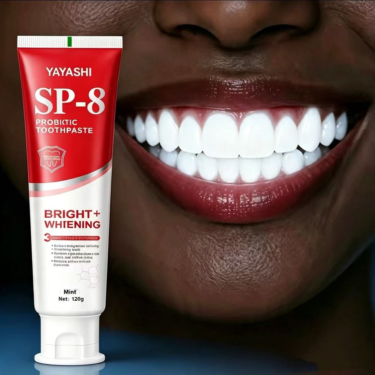 Teeth Whitening Treatment - YAYASHI SP-8 Probiotik Pemutih & Penghilang