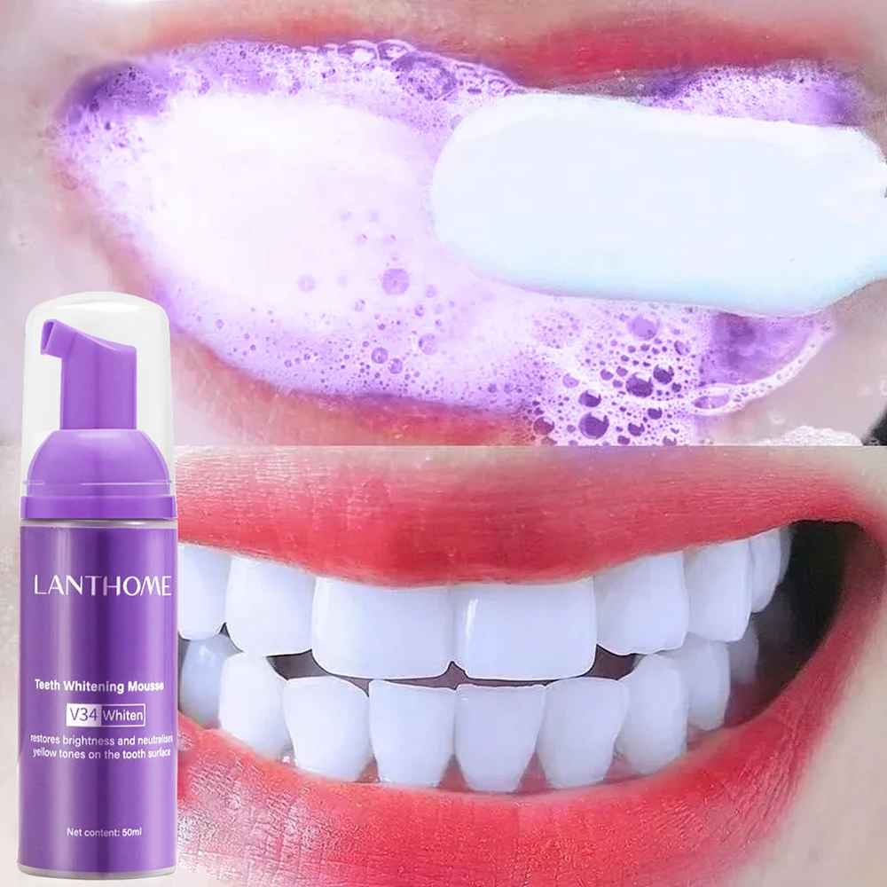 Teeth Whitening Charcoal Powder - Mousse pasta gigi V34 pembersih gigi