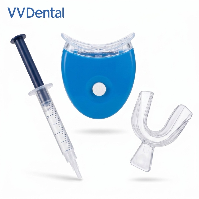 Teeth Whitening Kit With Light - Kit Pemutih Gigi Portabel, Lampu Akselerator
