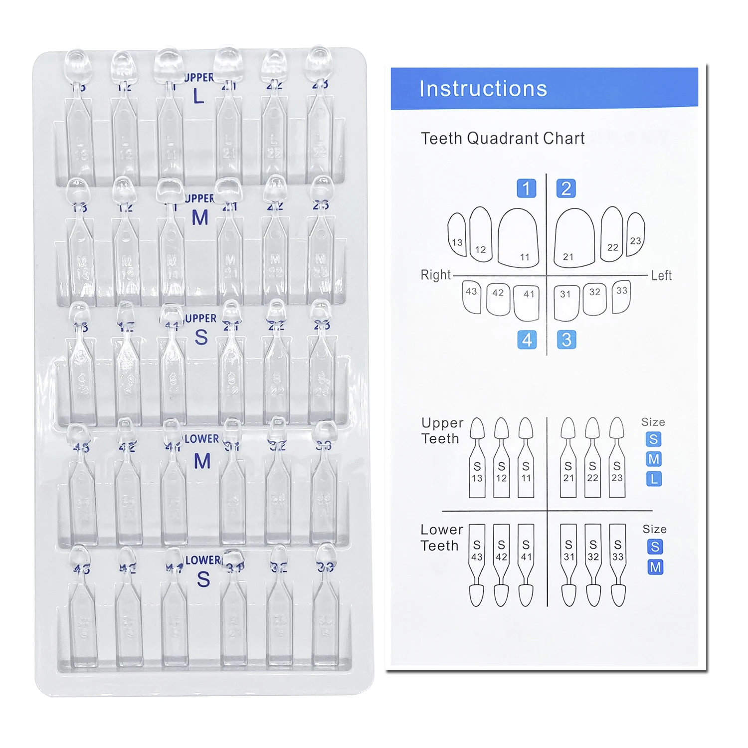 32 Buah/Set Kit Cetakan Veneer - Teeth Whitening Kit With Light ulasan dan harga