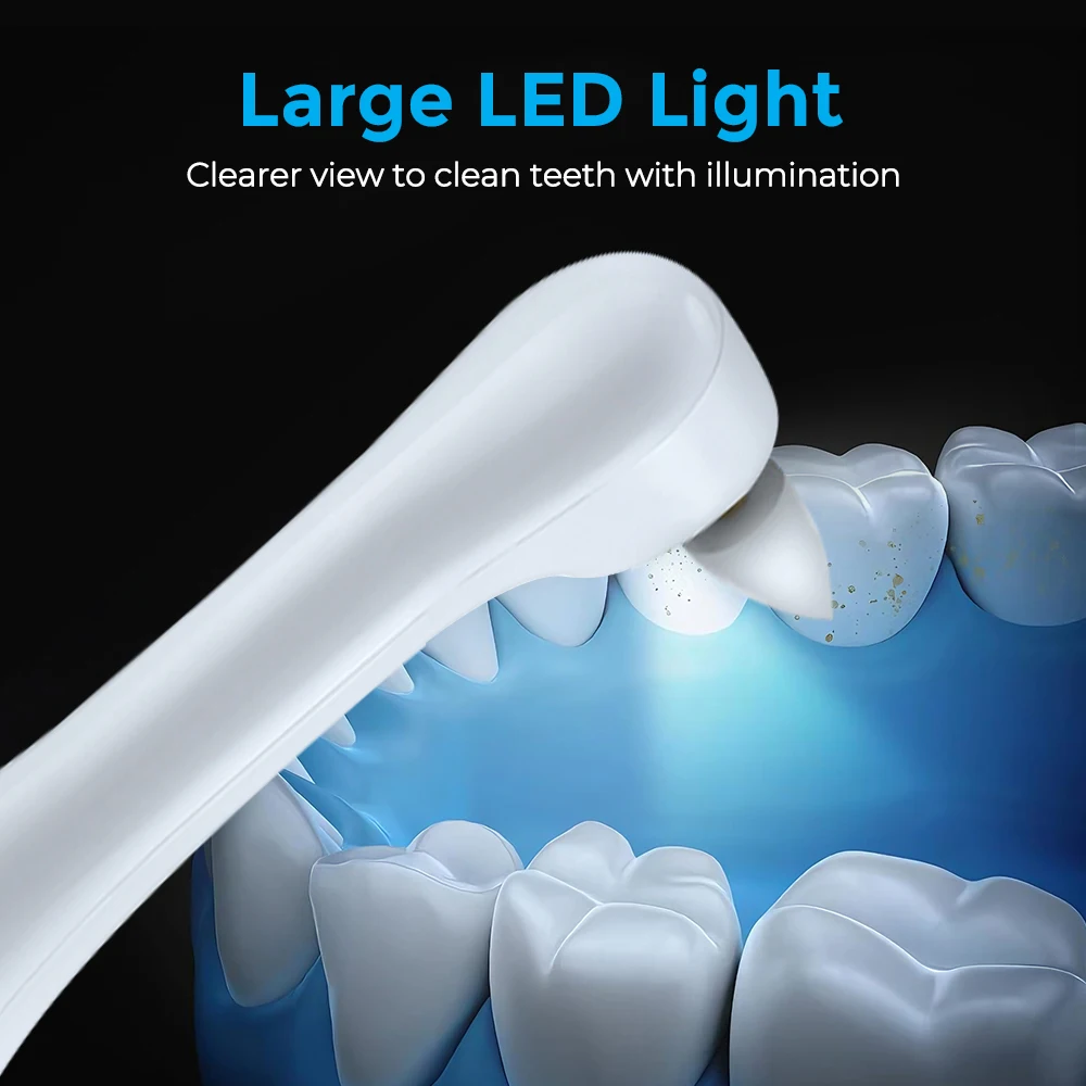 Pembersih Pemutih Gigi Elektri - Teeth Whitening Kit With Light ulasan dan harga