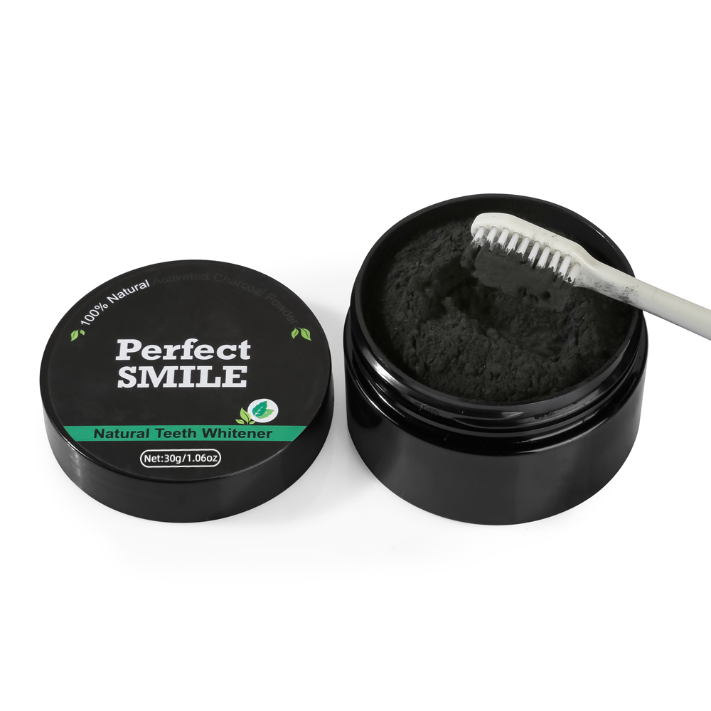 Bubuk Pemutih Gigi Bubuk Arang - Teeth Whitening Charcoal Powder ulasan dan harga