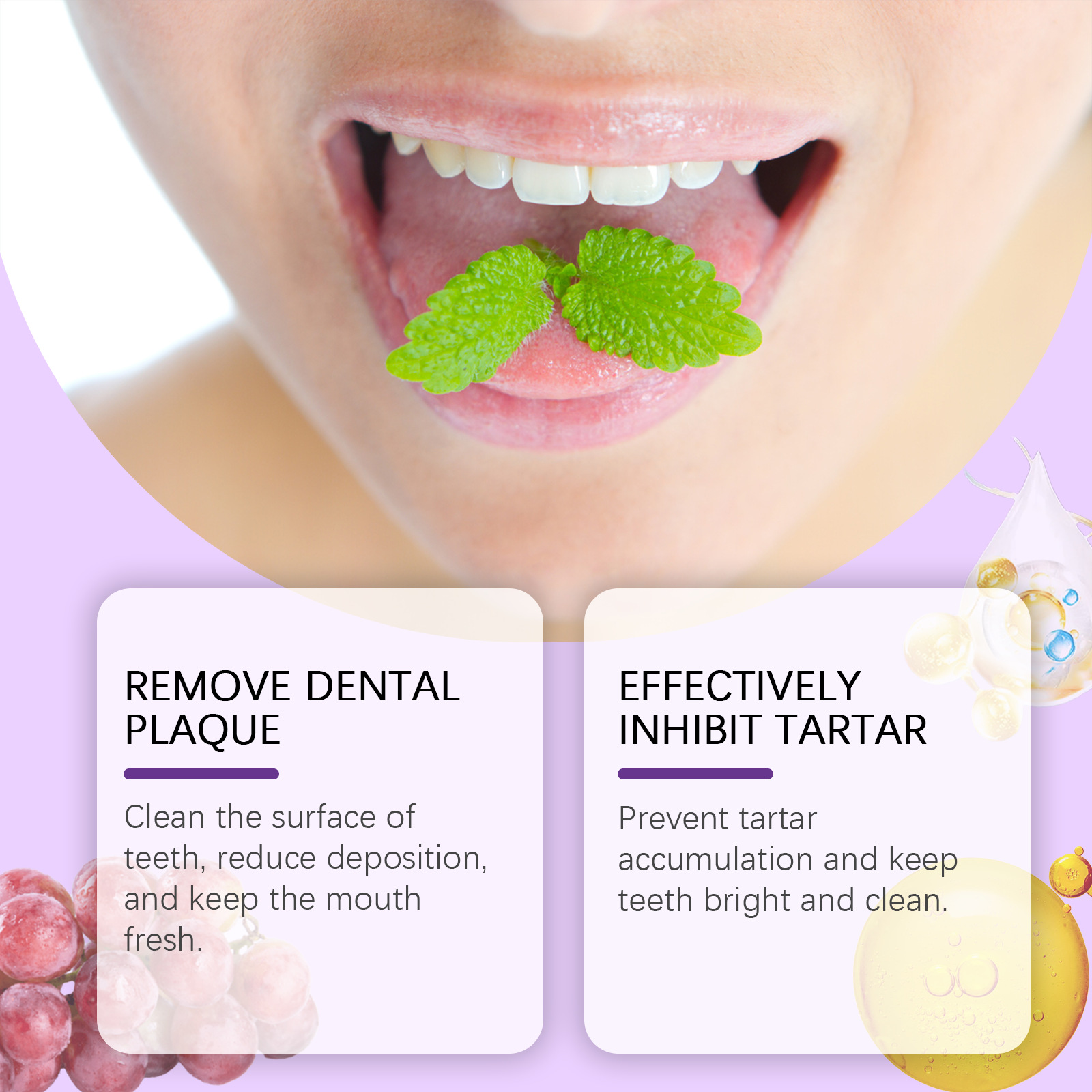 Pasta Gigi Pemutih Gigi Grape  - Teeth Whitening (Bleaching) ulasan dan harga