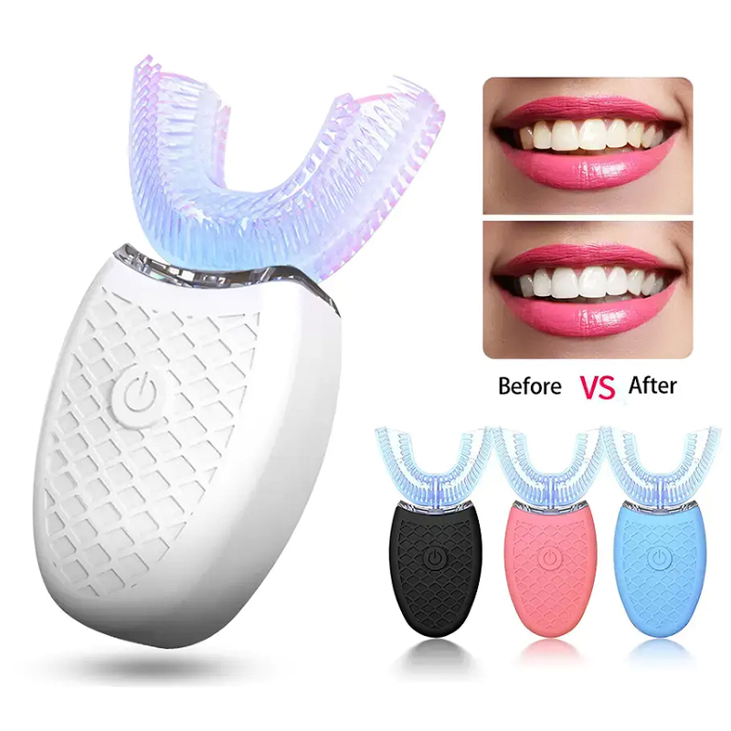 Bulu lembut bentuk U gigi pint - Teeth Whitening Kit With Light ulasan dan harga