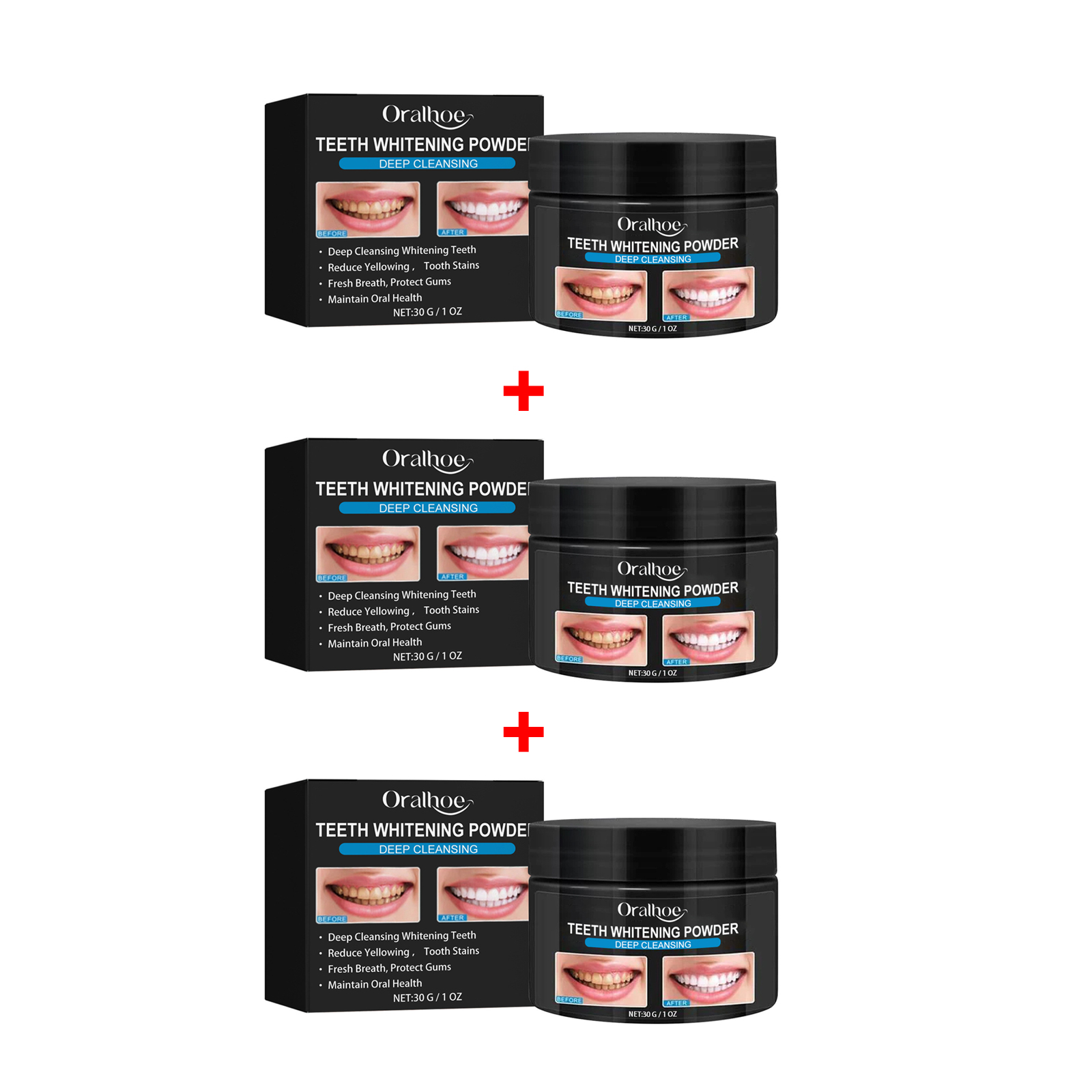 Arang Pemutih Gigi Bubuk Pembe - Teeth Whitening Charcoal Powder ulasan dan harga