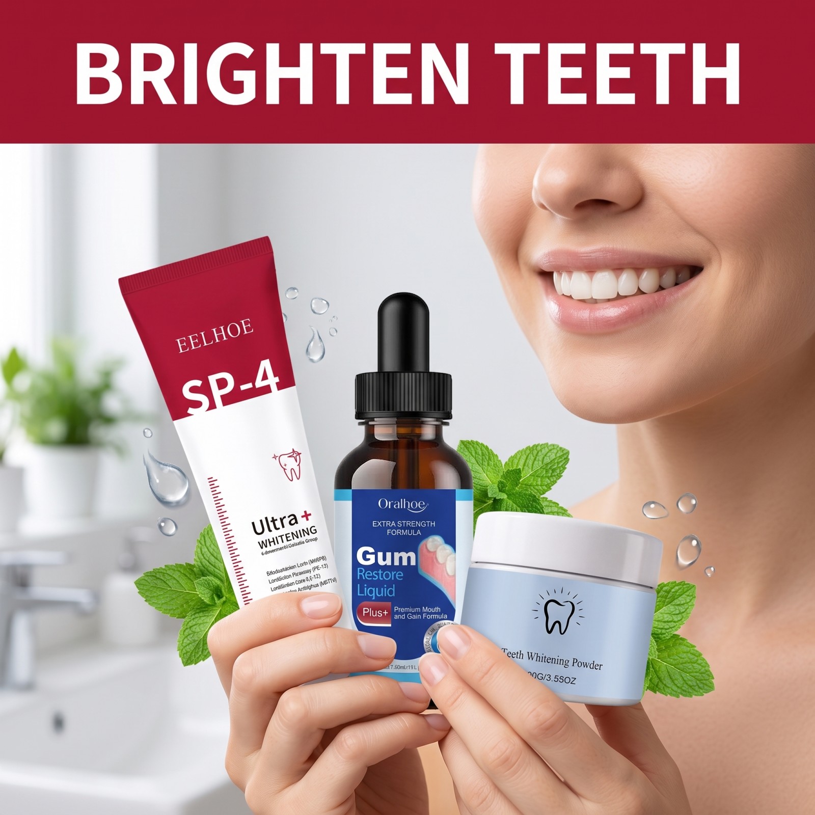 Paket Perawatan Mulut: Pasta G - Teeth Whitening Gels ulasan dan harga