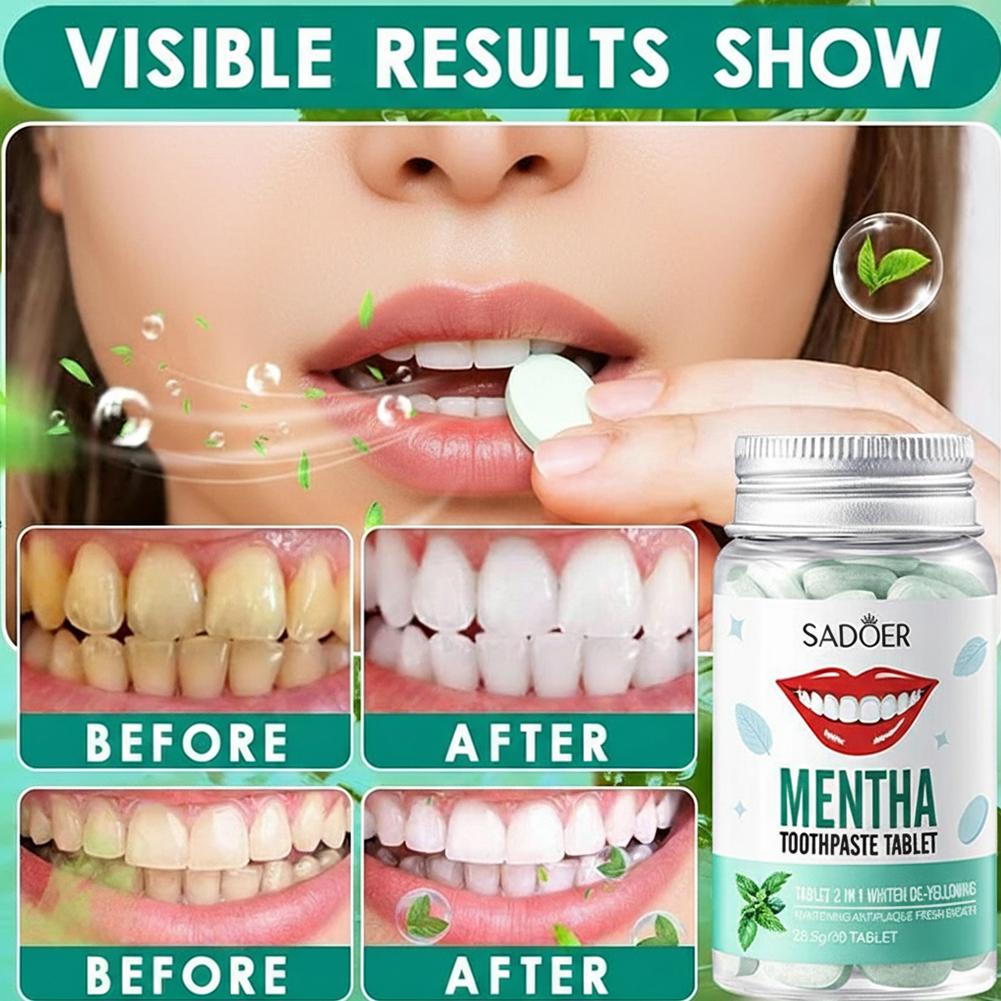 30 Buah Tablet Pasta Gigi Pada - Teeth Whitening Treatment ulasan dan harga