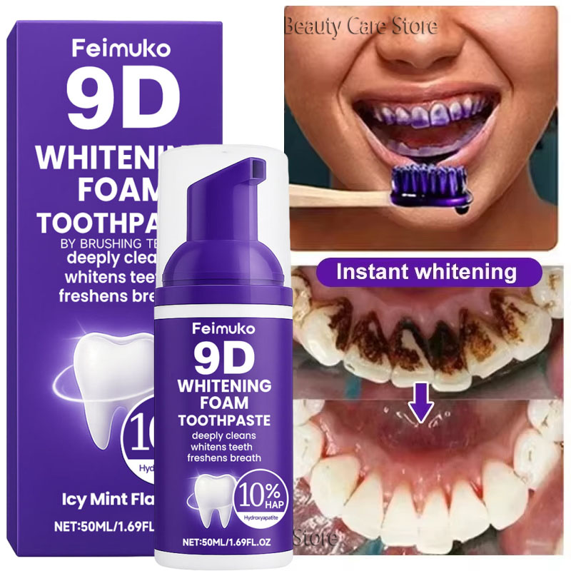 Pasta Gigi Pemutih Gigi Ungu 9 - Teeth Whitening Treatment ulasan dan harga