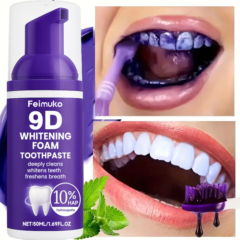 Pasta Gigi Pemutih Gigi Ungu 9 - Teeth Whitening Treatment ulasan dan harga