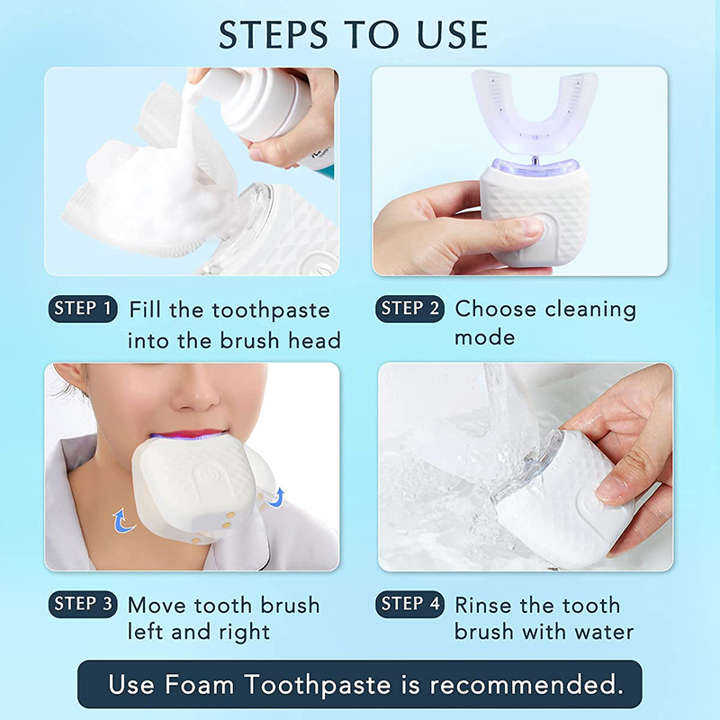 Lampu Pemutih Gigi Bentuk U Is - Teeth Whitening Kit With Light ulasan dan harga