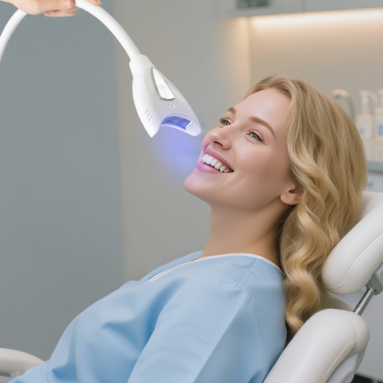 Mesin Pemutih Gigi dengan Stan - Teeth Whitening (Bleaching) ulasan dan harga