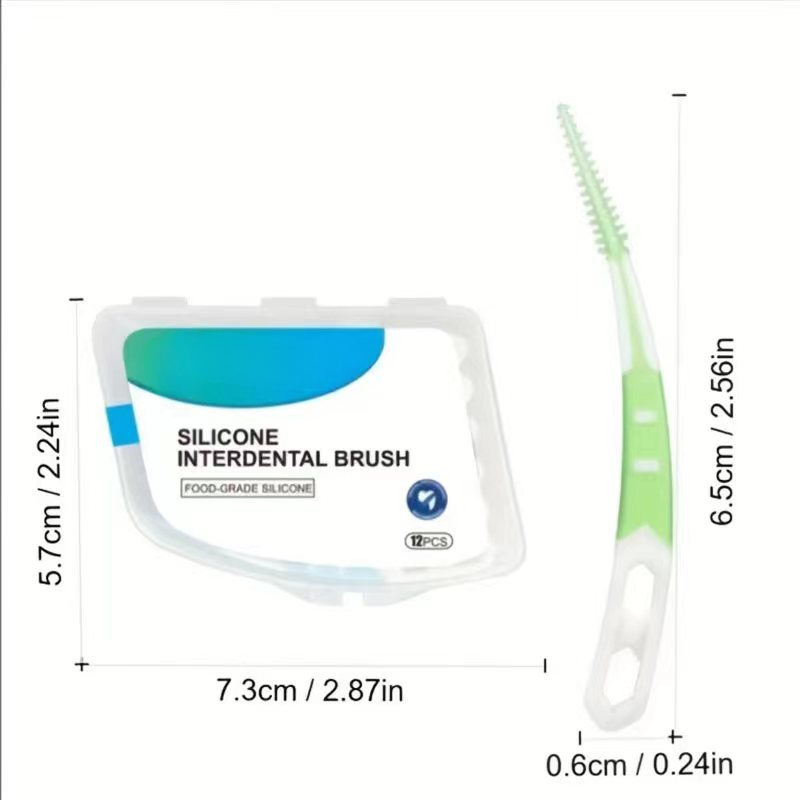 Sikat gigi Interdental silikon - Teeth Whitening Gels ulasan dan harga