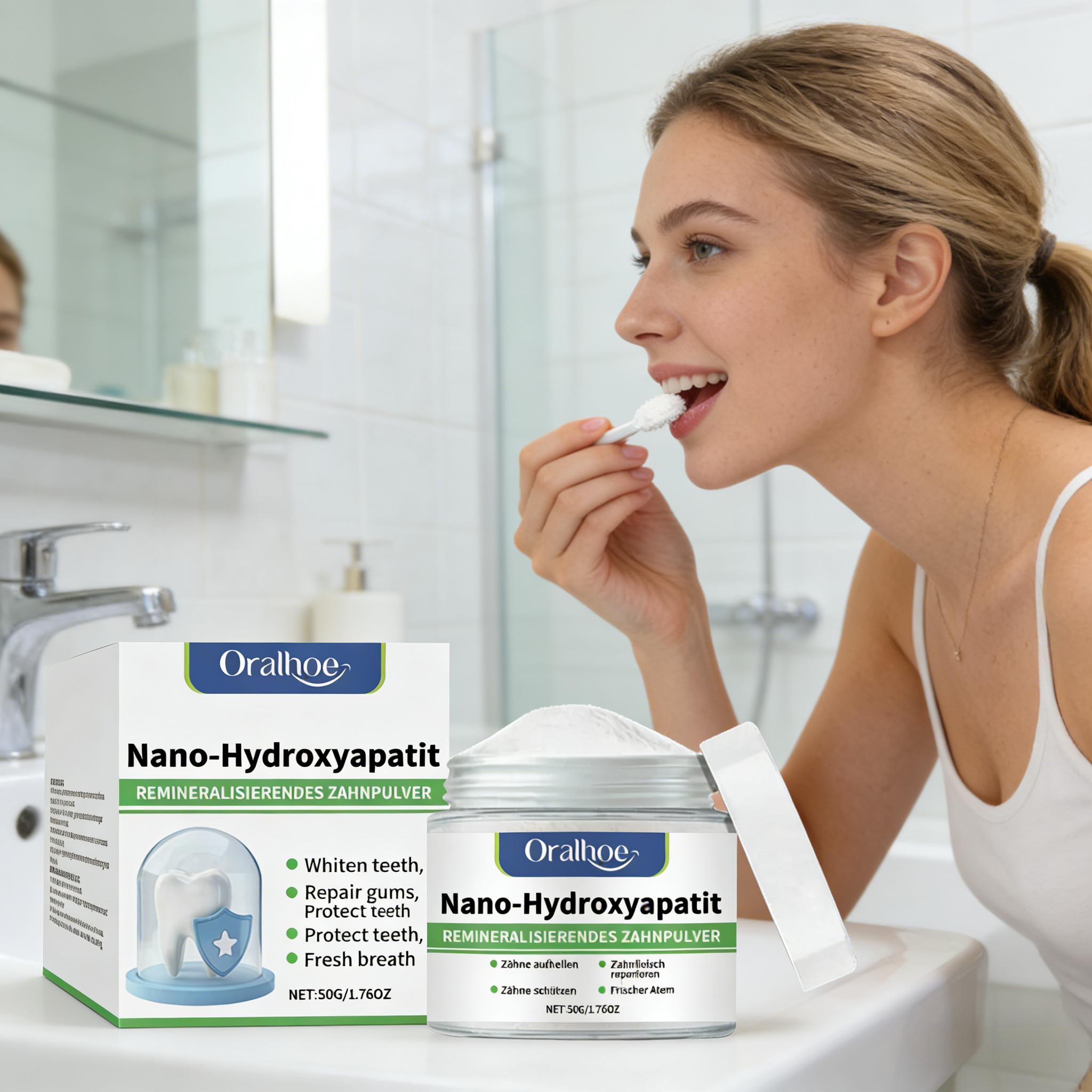 Bubuk Pemutih Gigi Oralhoe Pem - Teeth Paint Whitening ulasan dan harga