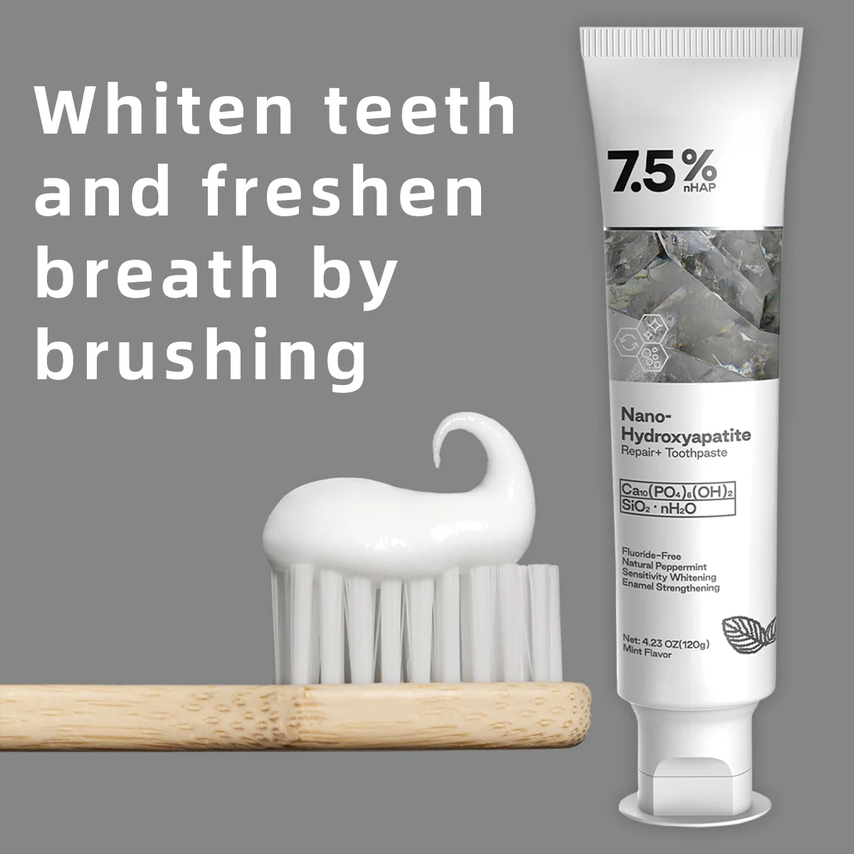 Pasta gigi bebas fluorida 7,5% - Teeth Whitening Treatment ulasan dan harga