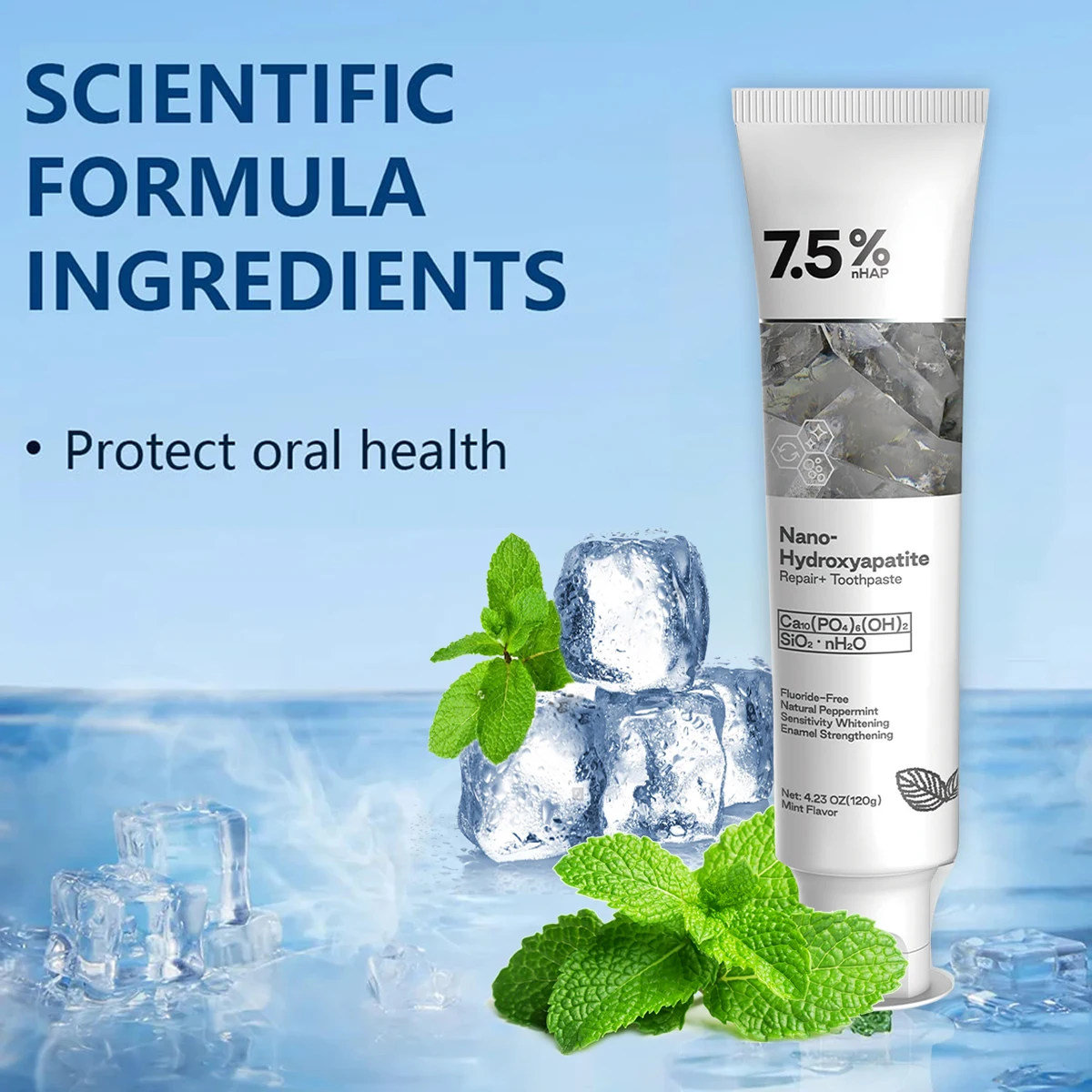 Pasta gigi bebas fluorida 7,5% - Teeth Whitening Treatment ulasan dan harga