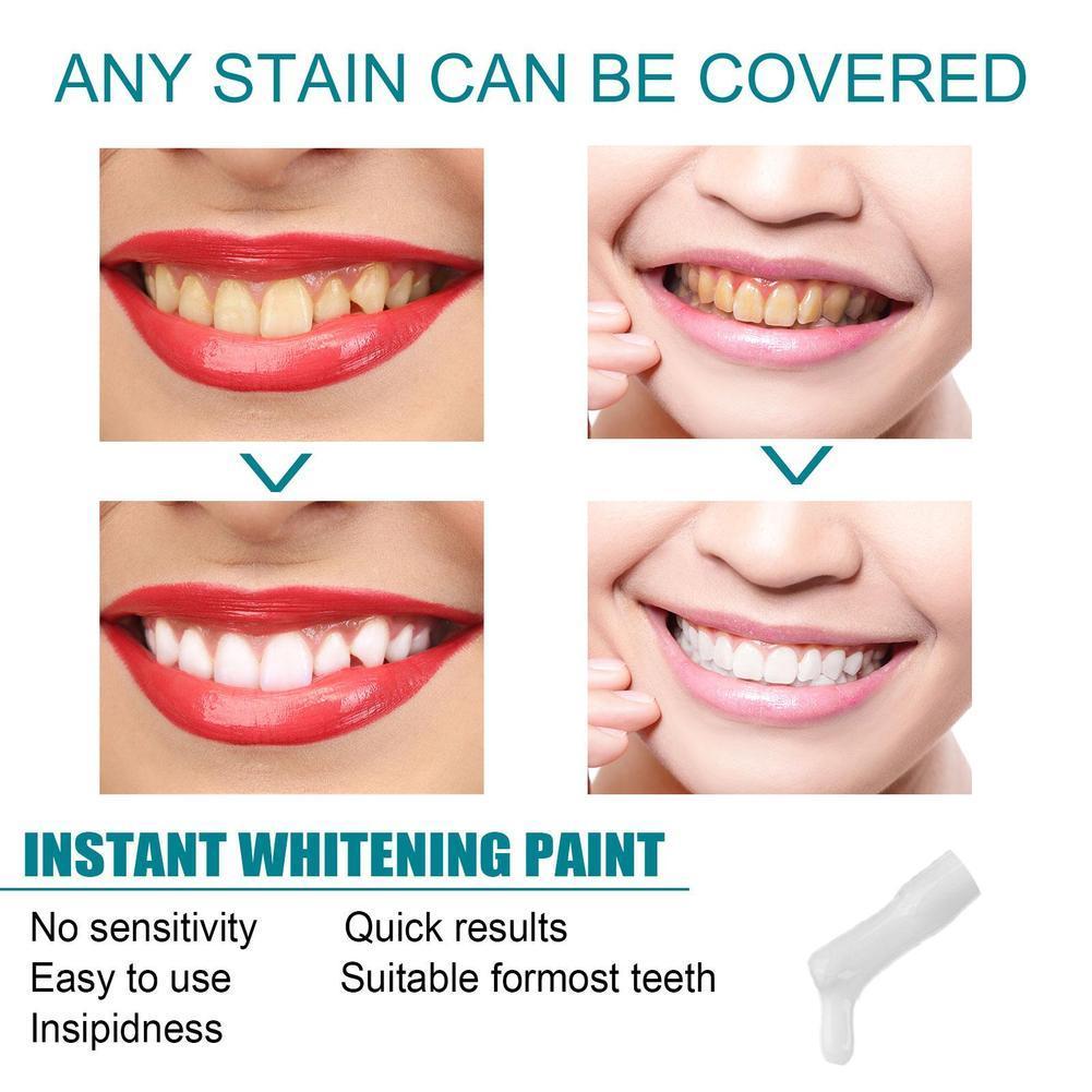 Cat Pemutih Gigi, Menghilangka - Teeth Paint Whitening ulasan dan harga