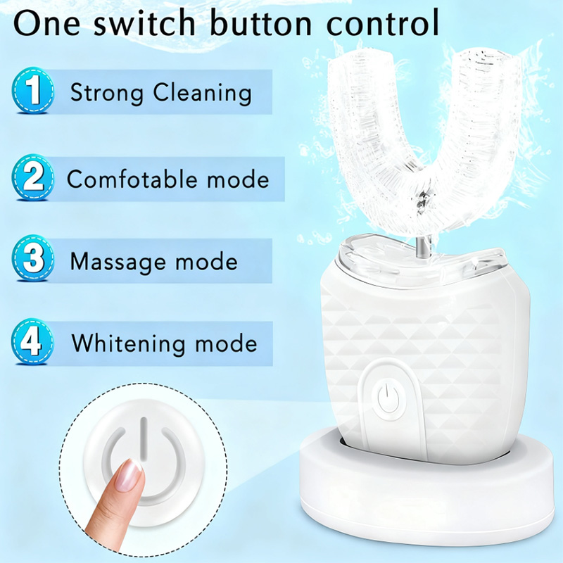 Sikat Gigi Elektrik Berbentuk  - Teeth Whitening Kit With Light ulasan dan harga