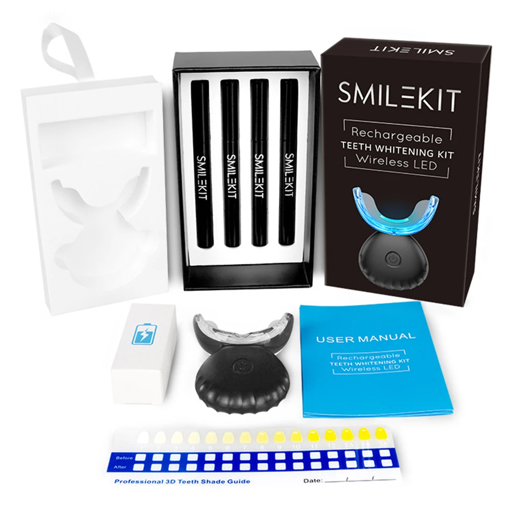 Kit pemutih gigi Mini 16 LED c - Teeth Whitening Gels ulasan dan harga