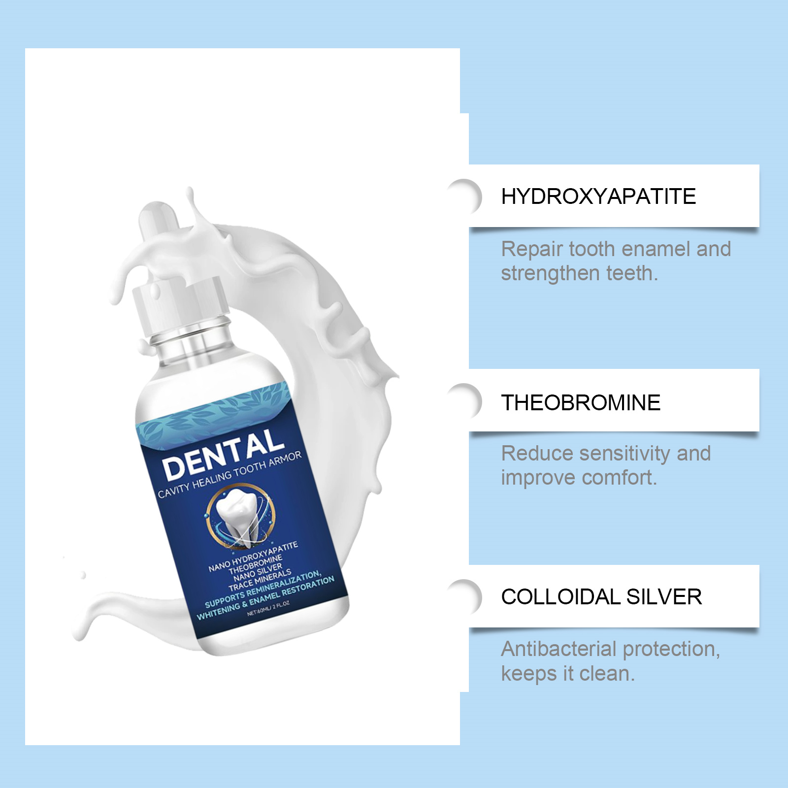 60ml Nano Hydroxyapatite Tooth - Teeth Whitening Treatment ulasan dan harga