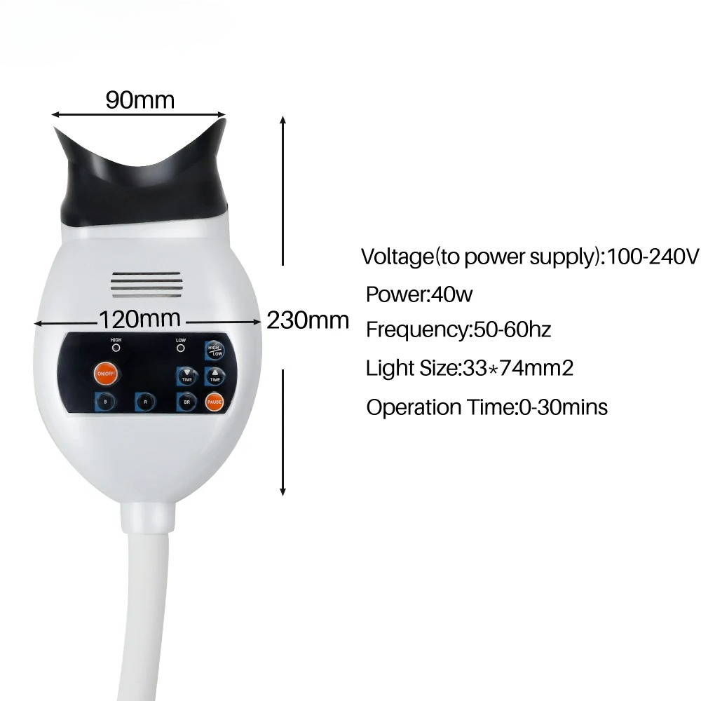 Lampu Pemutih Gigi LED 3 Warna - Teeth Whitening (Bleaching) ulasan dan harga