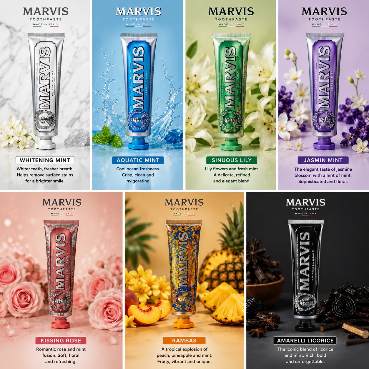 Pasta Gigi Marvis Mint Perawat - Teeth Whitening Treatment ulasan dan harga