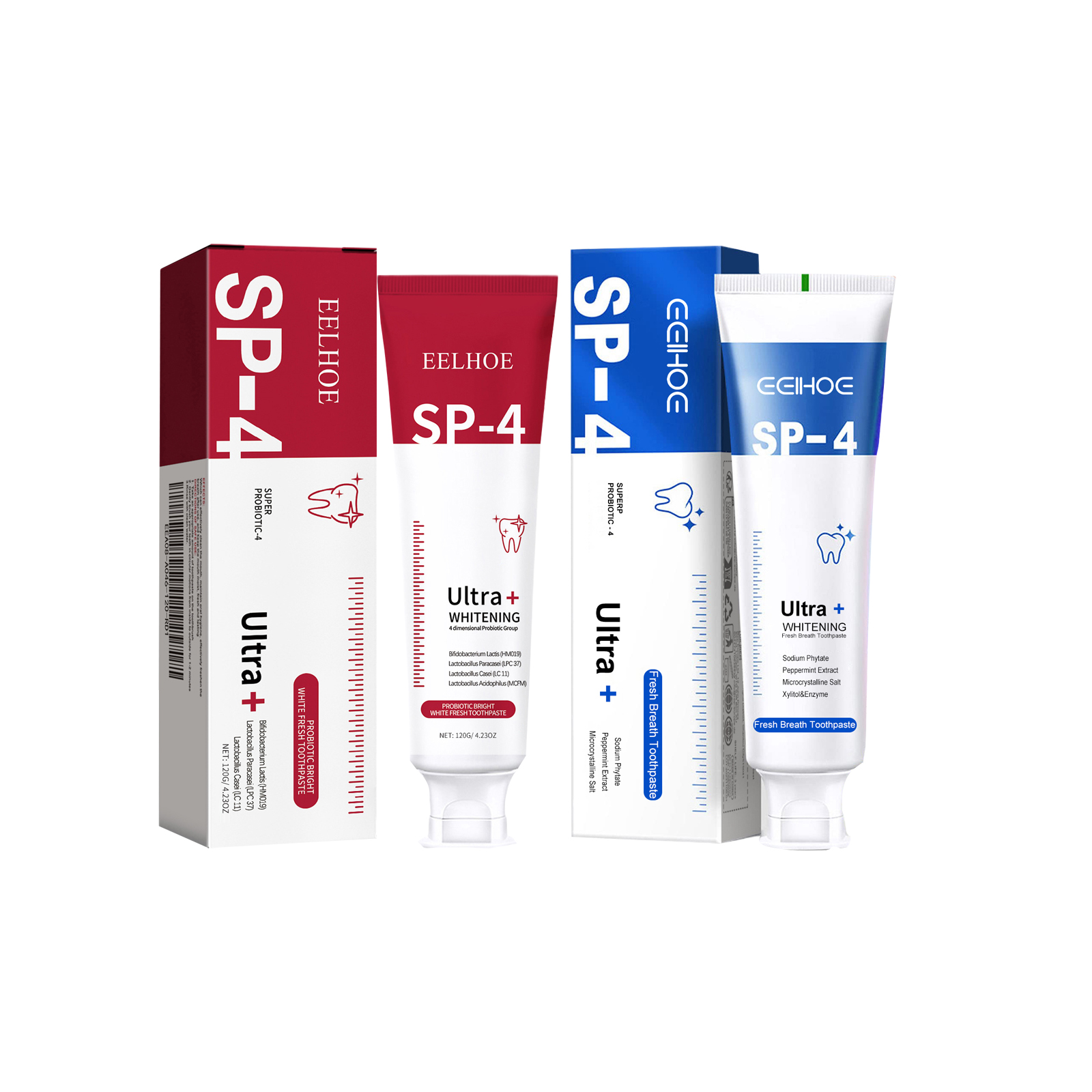 Pasta Gigi Pemutih Probiotik E - Teeth Whitening Treatment ulasan dan harga